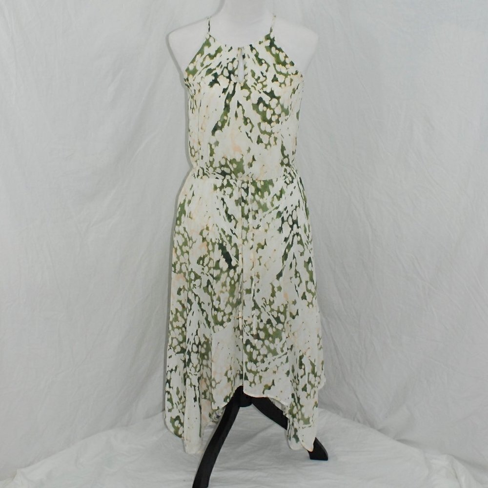 Mossimo Womens XS Midi Dress High Low Built in Slip 100% polyester Summer Beach